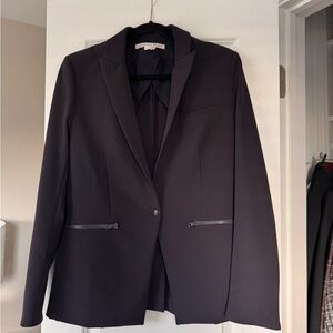 Veronica Beard Navy Scuba Blazer Size 12